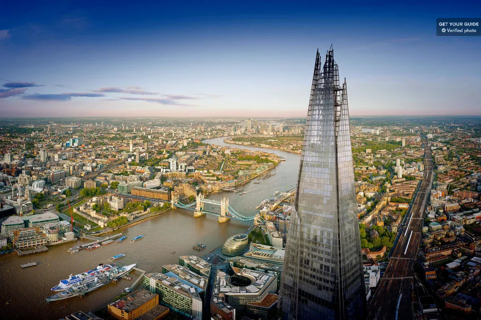 View from the Shard Entrance Ticket with Champagne Option